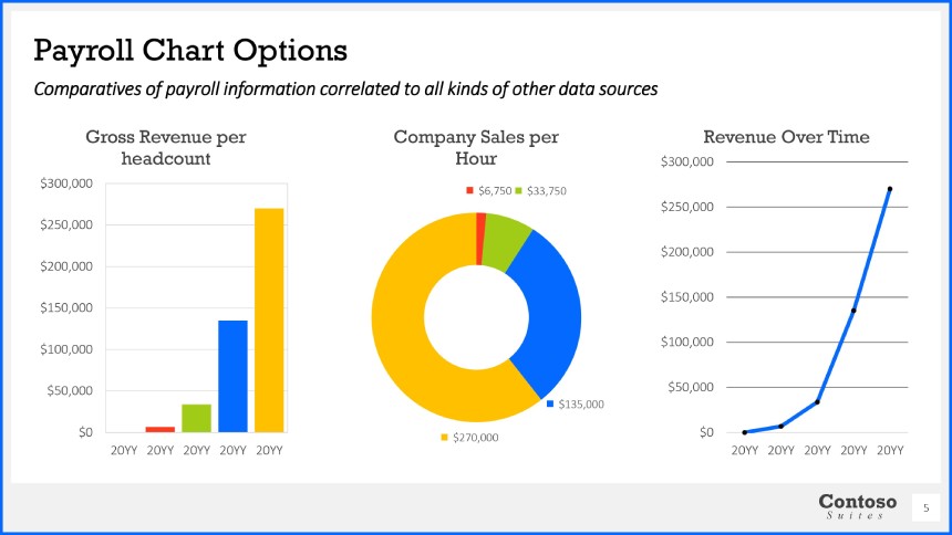 Payroll Chart Options